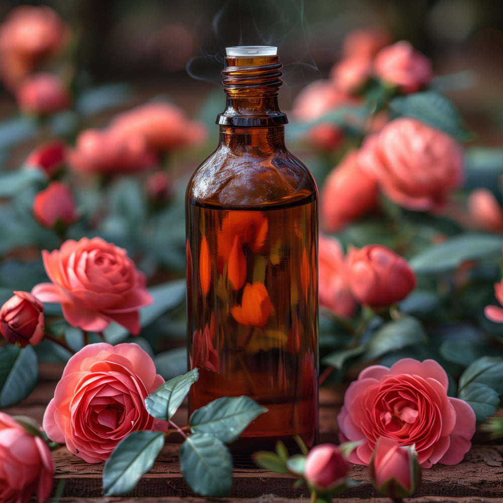 Softens strands and adds a natural floral shine to hair.