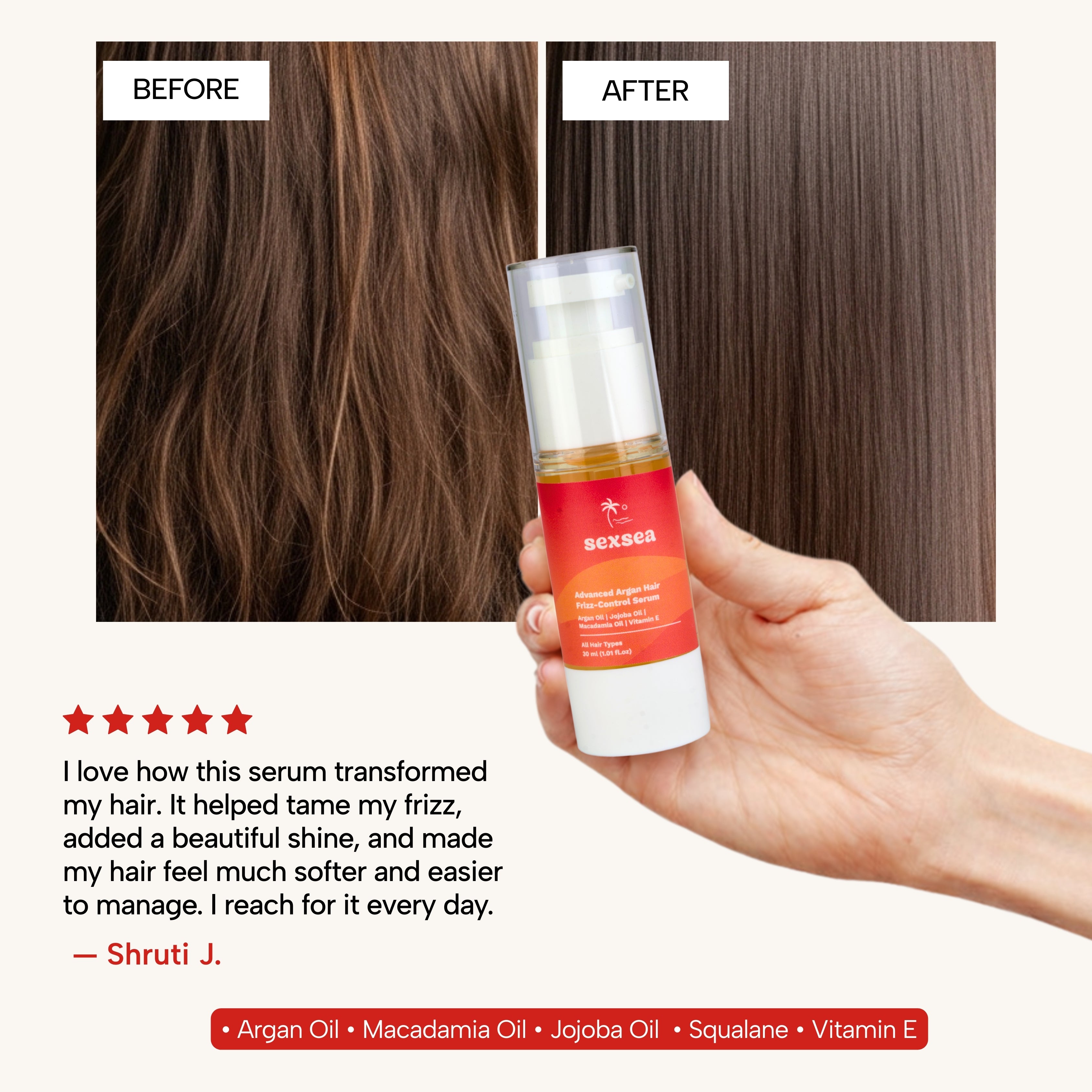 Advanced Argan Hair Frizz-Control Serum