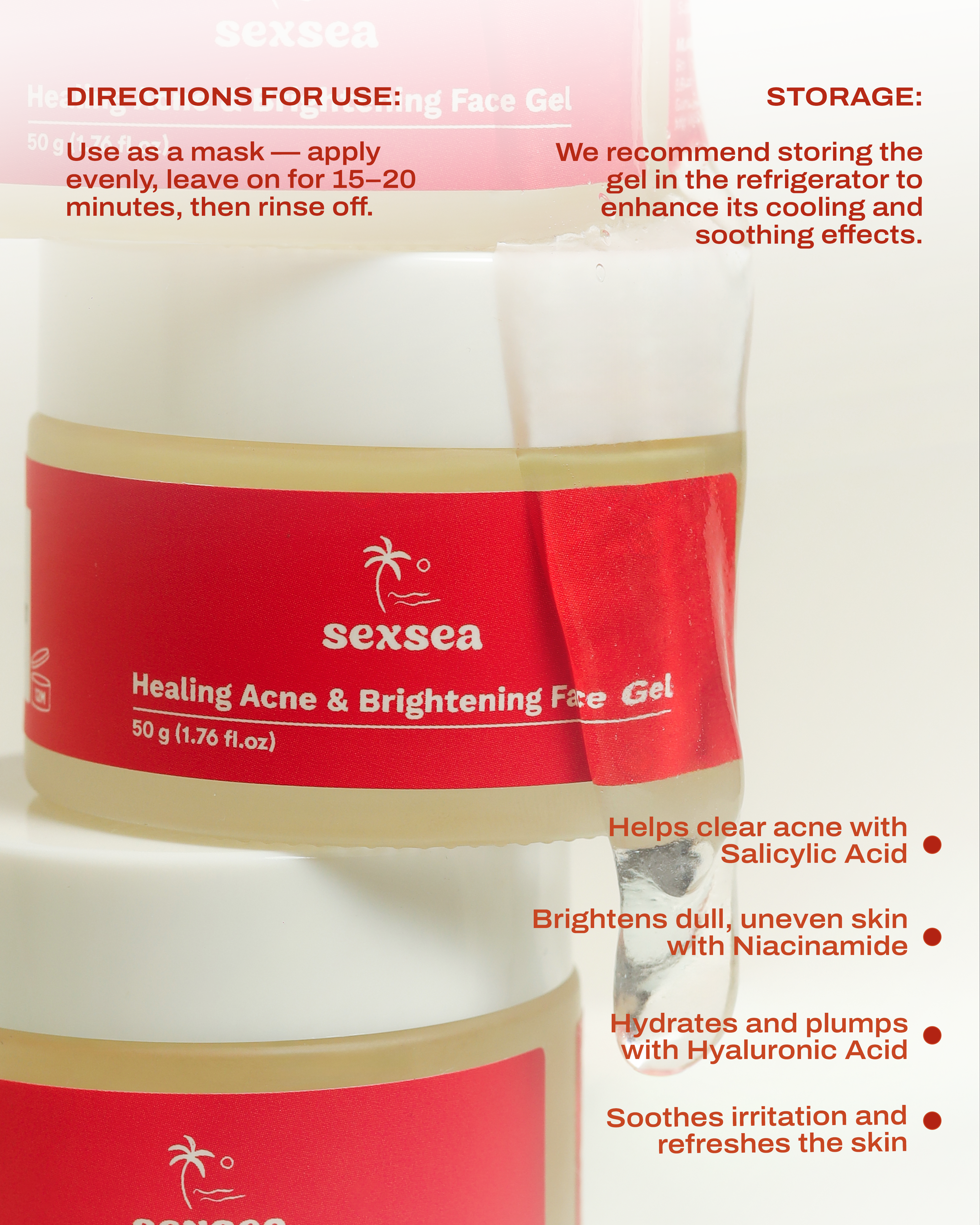 Healing Acne & Brightening Face Gel