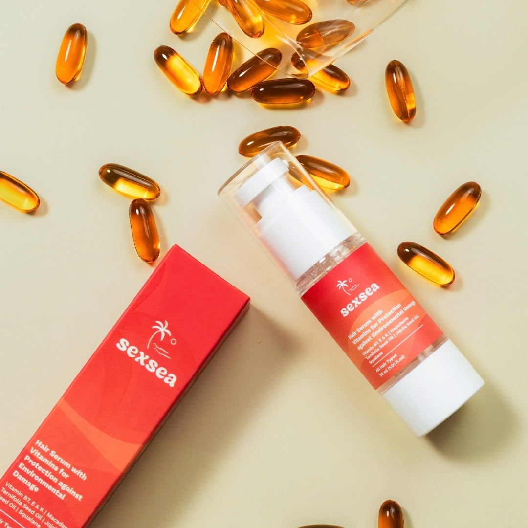 Hair Serum with Vitamins for Protection against Environmental Damage