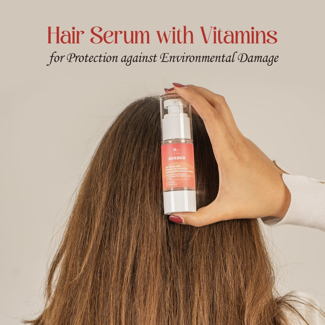 Hair Serum with Vitamins for Protection against Environmental Damage